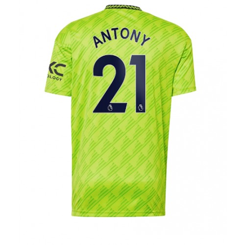 Fotbalové Dres Manchester United Antony #21 Alternativní 2022-23 Krátký Rukáv